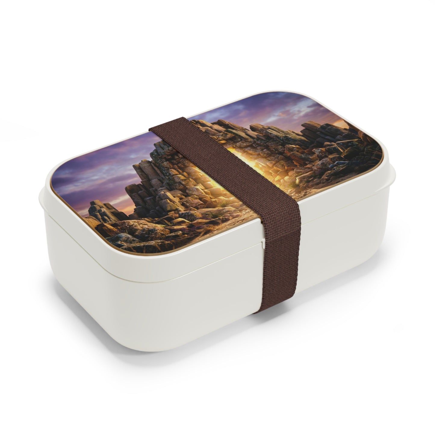 Celestial Stone Archway Bento Lunch Box – Portal to Golden Dawn