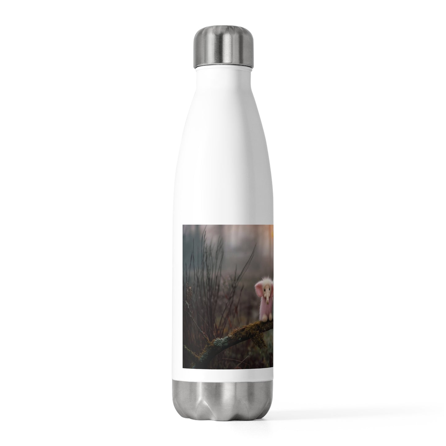 Three Furry Elephant Buddies 20oz Insulated Bottle – Dawn’s Whisper Forest Friends
