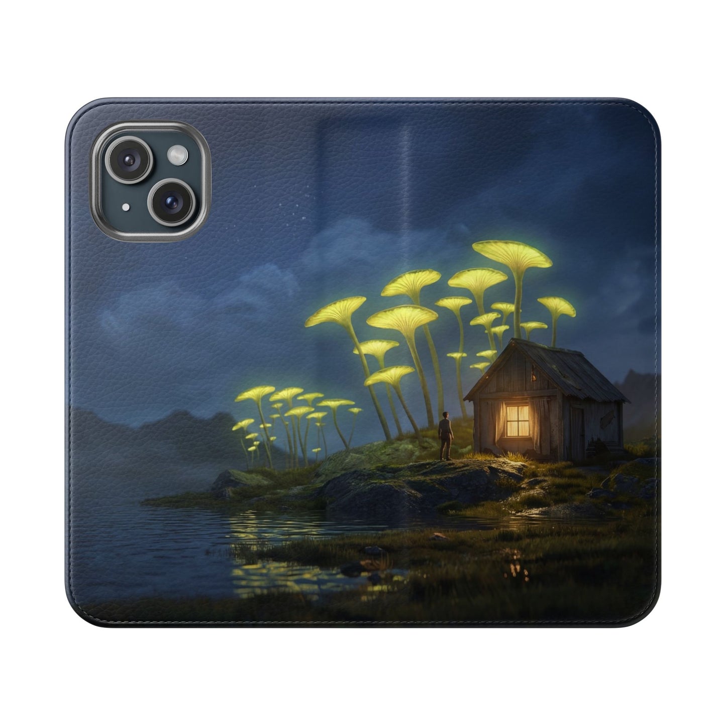 Glowing Mushroom Cottage Flip Cases – Whispering Grove Nightlight