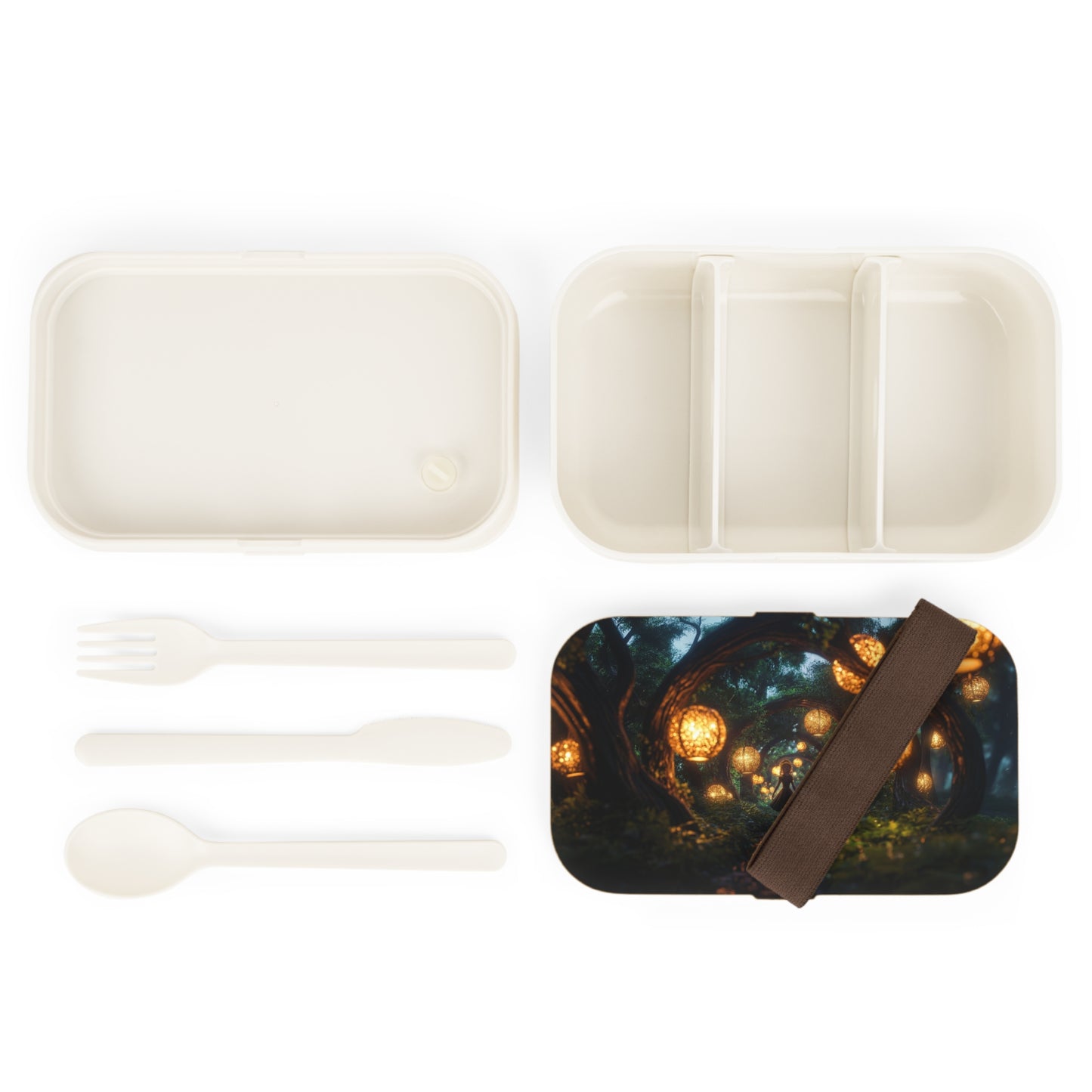 Lantern Grove Bento Lunch Box – A Pathway of Warm Light and Whimsy