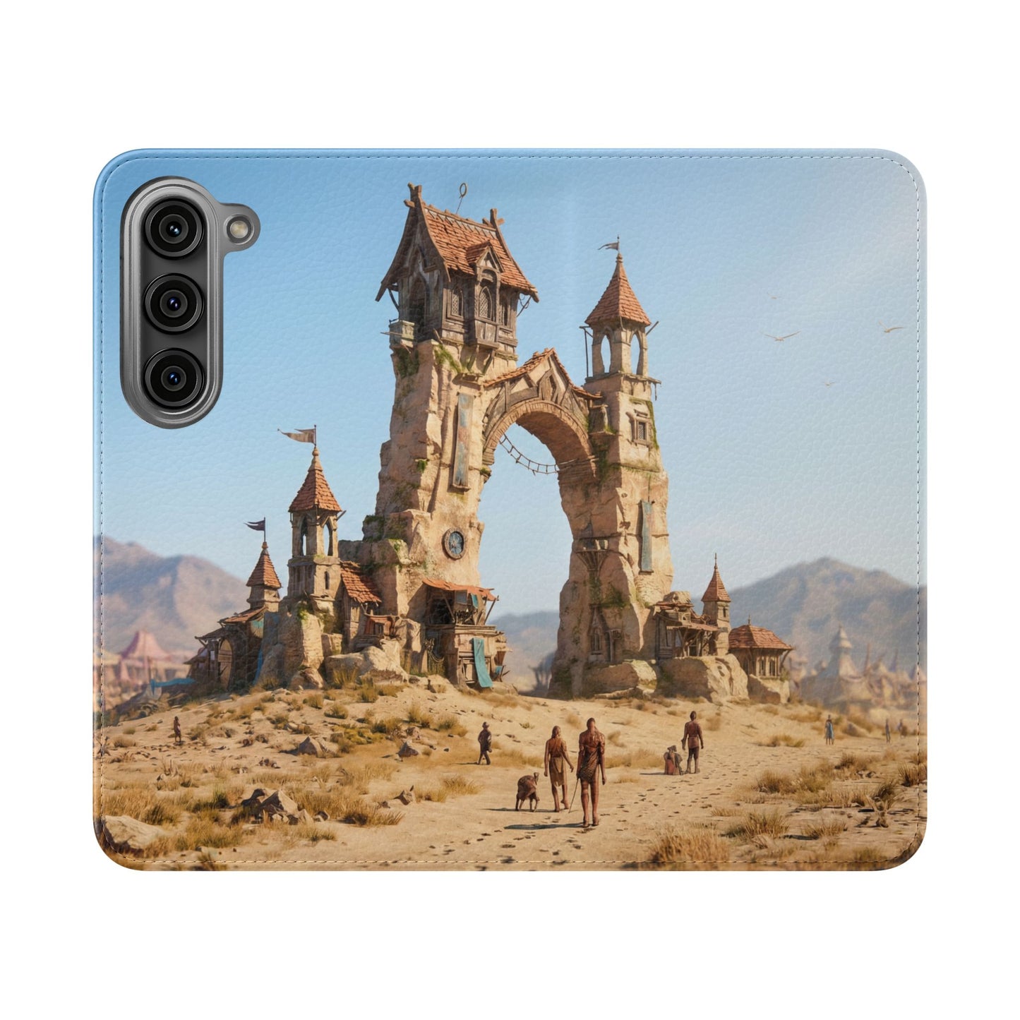 Desert Sentinel Gate Flip Cases – Weathered Archway Journey