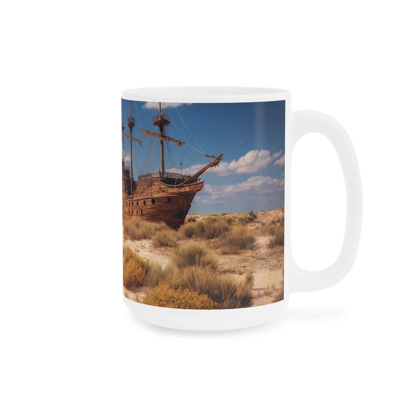 Abandoned Galleon Ceramic Mugs (11oz\15oz\20oz) – Deserted Shipwreck Dreamscape
