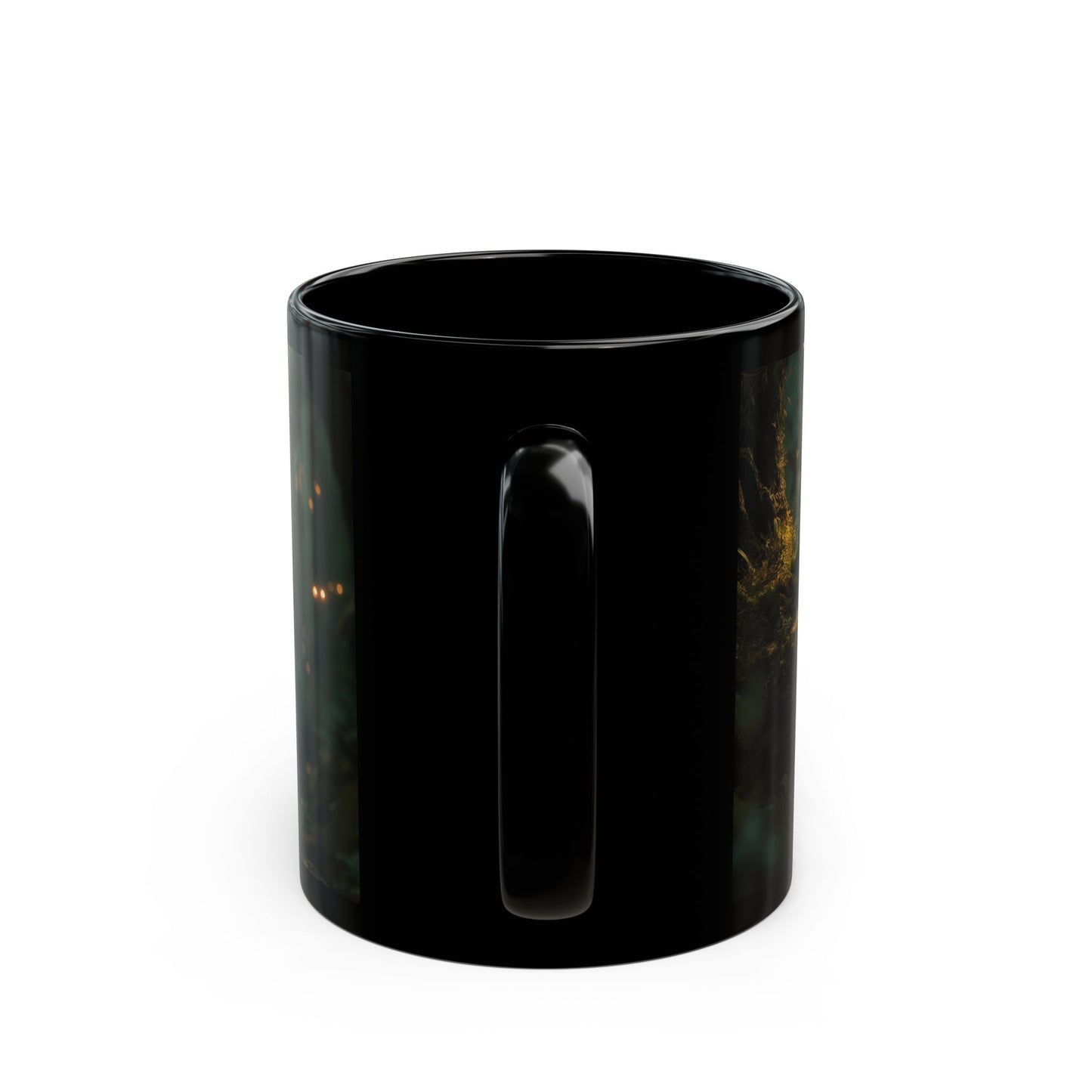 Whispering Forest Fairy Mug – Golden Hour Reflections Coffee Cup