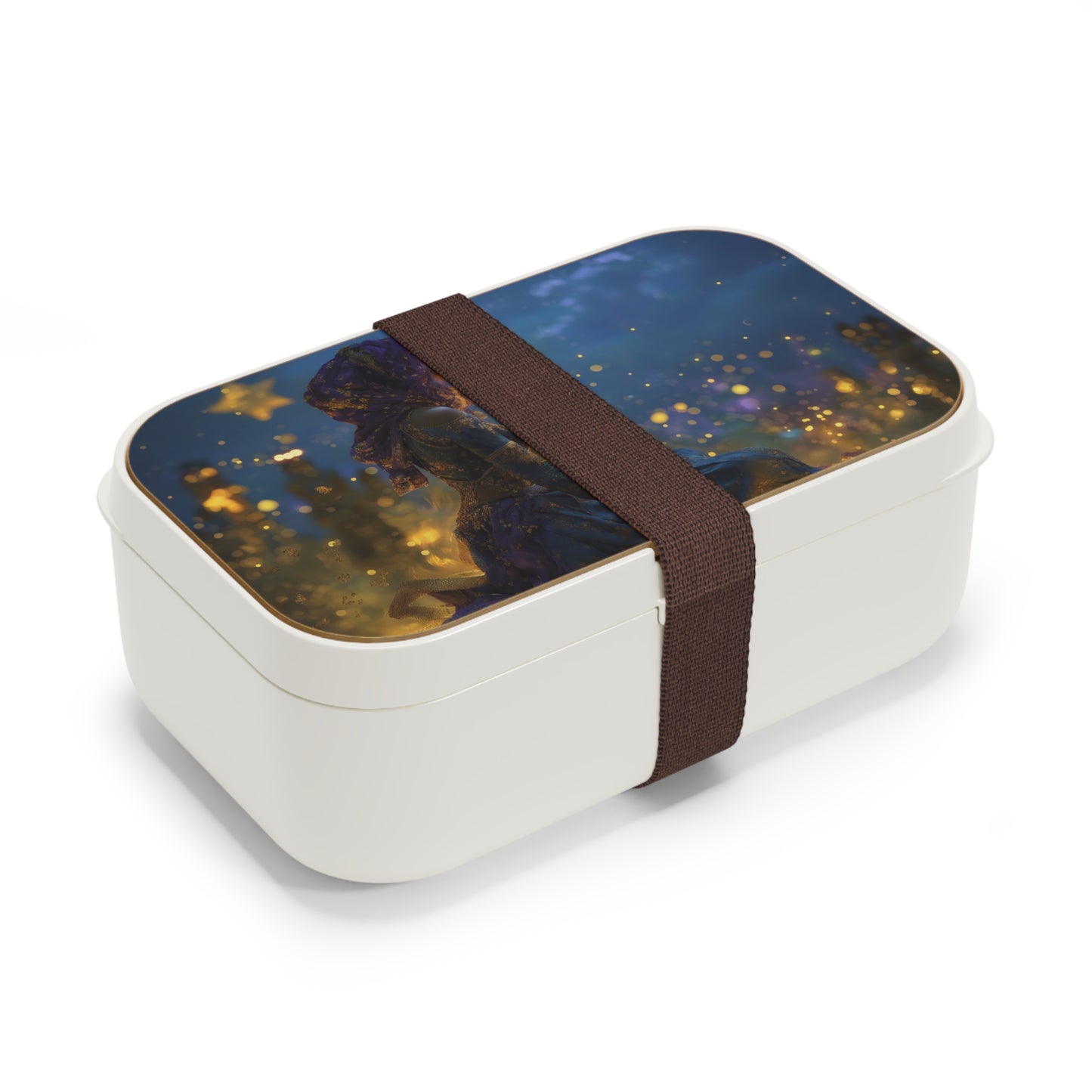 Starlit Scribe Bento Lunch Box – Whispers of the Night Sky
