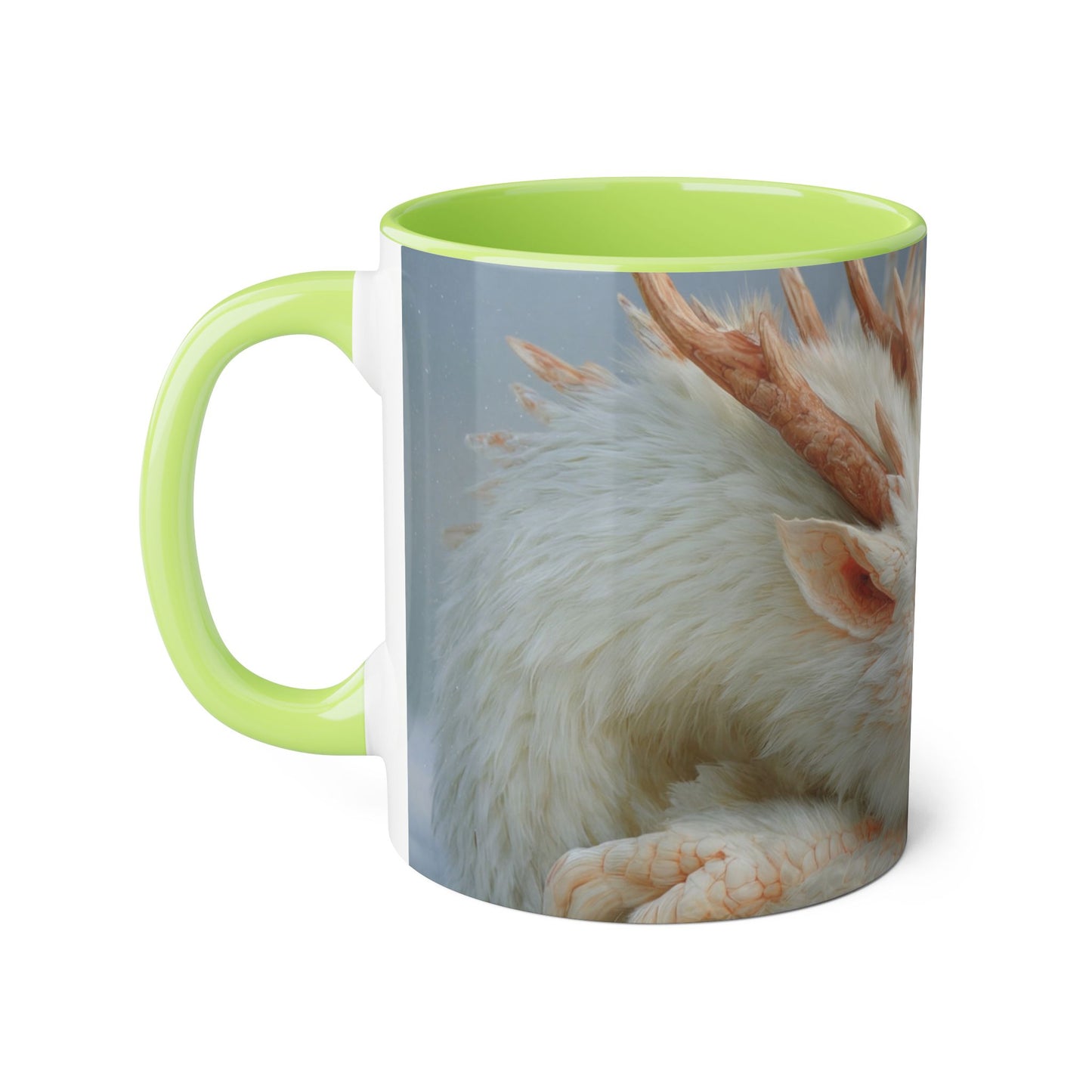 Dragon Child Accent Mugs, 11oz – Frosty Guardian Embrace