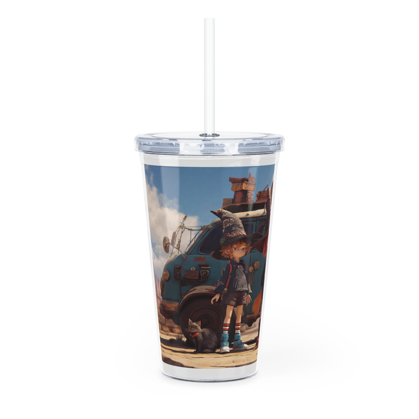Witch Trio Roadtrip Tumbler with Straw – Dusty Desert Spellbound