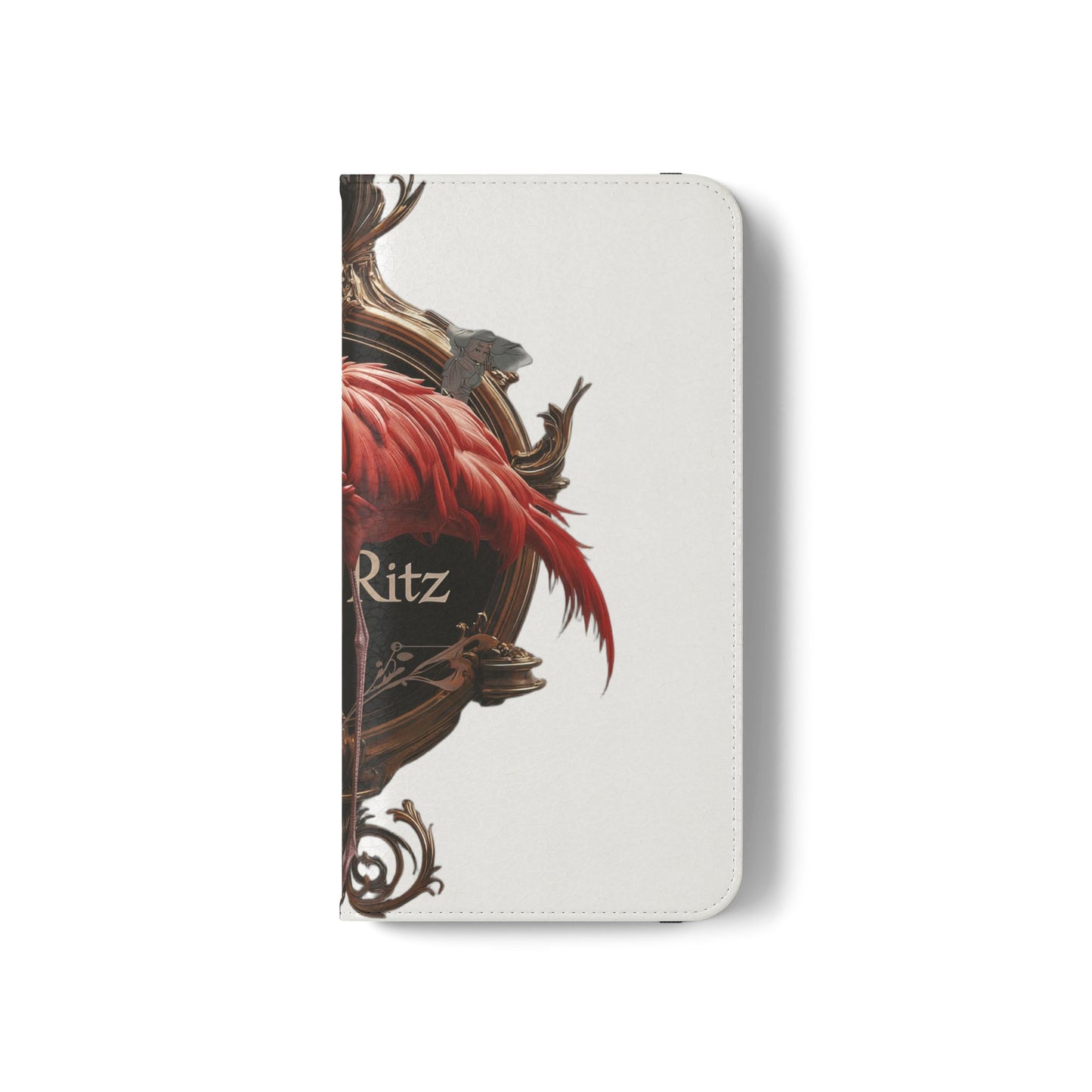 The Ritz Flamingo Flip Cases – Gilded Ornate Frame Art Design