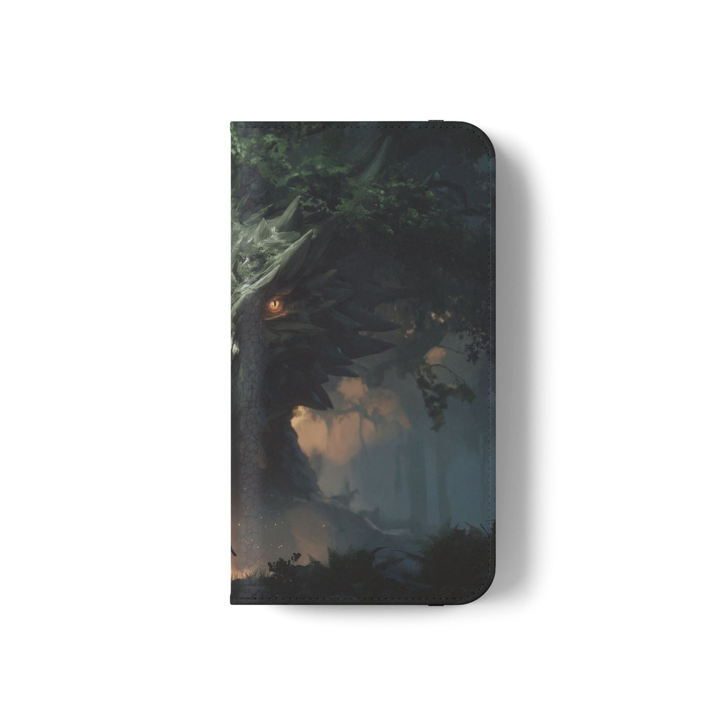 Guardian Beast Flip Cases – Moss-Clad Titan Facing the Wanderer