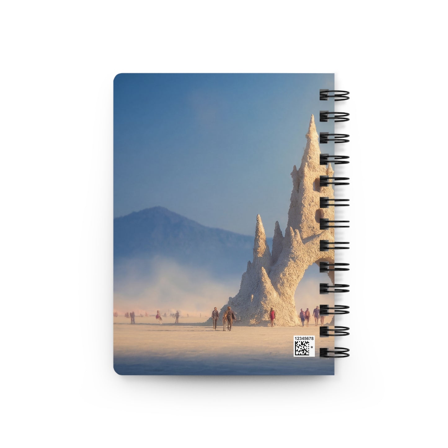Desert Castle Spiral Bound Journal – Sunlit Sandstone Gateway