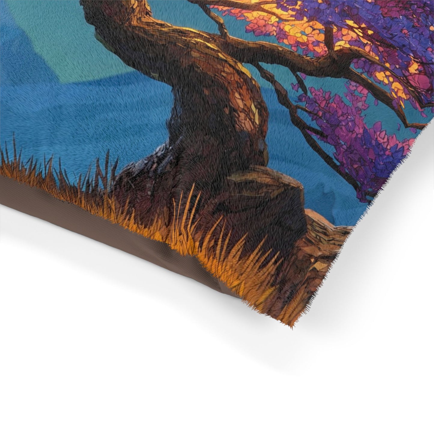 Celestial Tree Pet Bed – Twilight Bloom Dreamscape