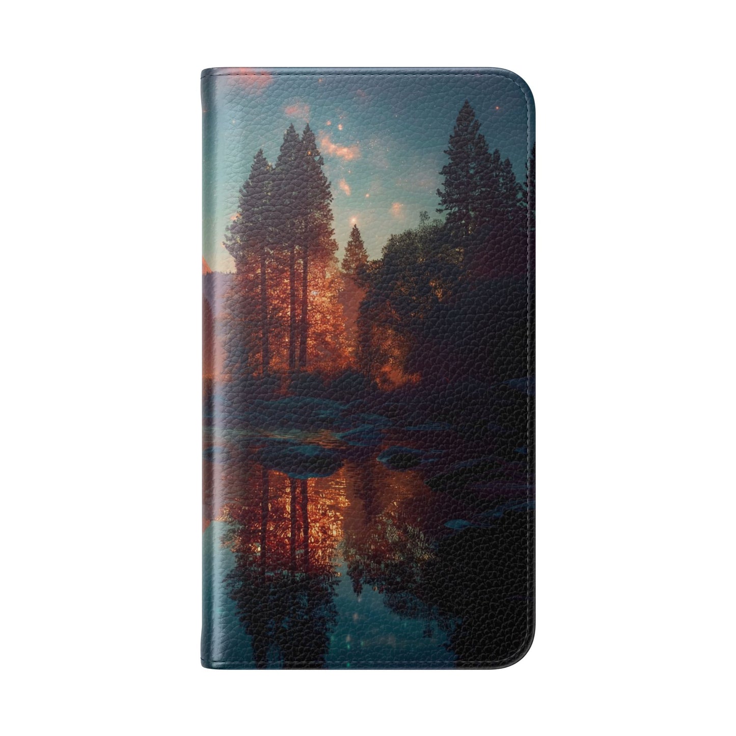 Starlit Valley Flip Cases – Twilight River and Half Dome Reflections