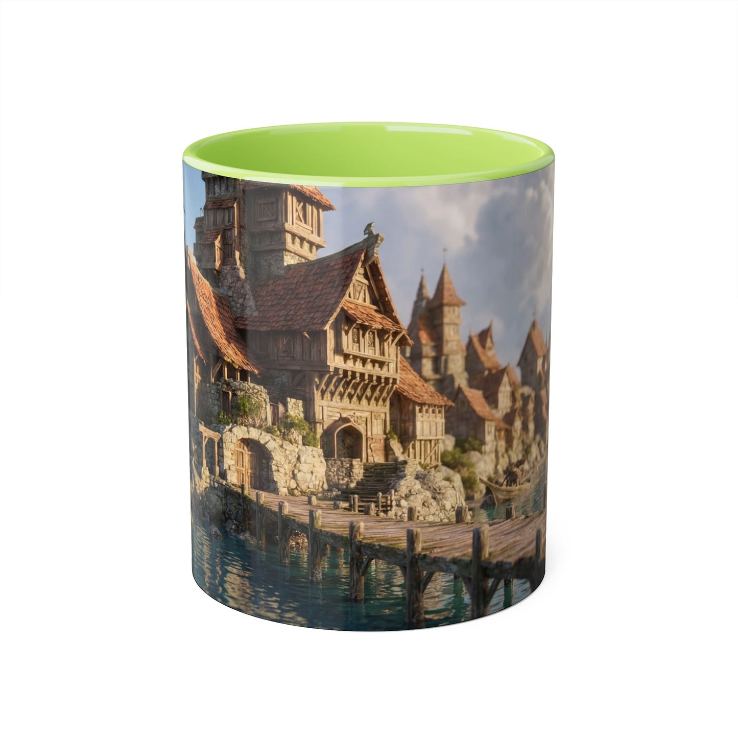 Stone Harbor Accent Mugs, 11oz – Twilight Dockside Village