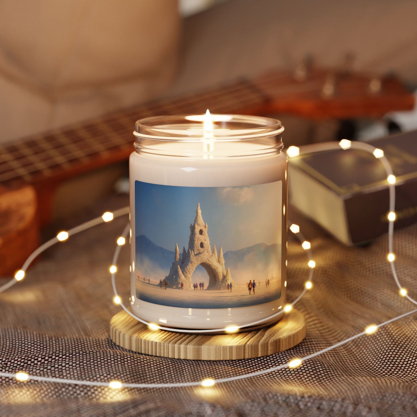 Desert Castle Scented Soy Candle, 9oz – Warm Sandstone Twilight