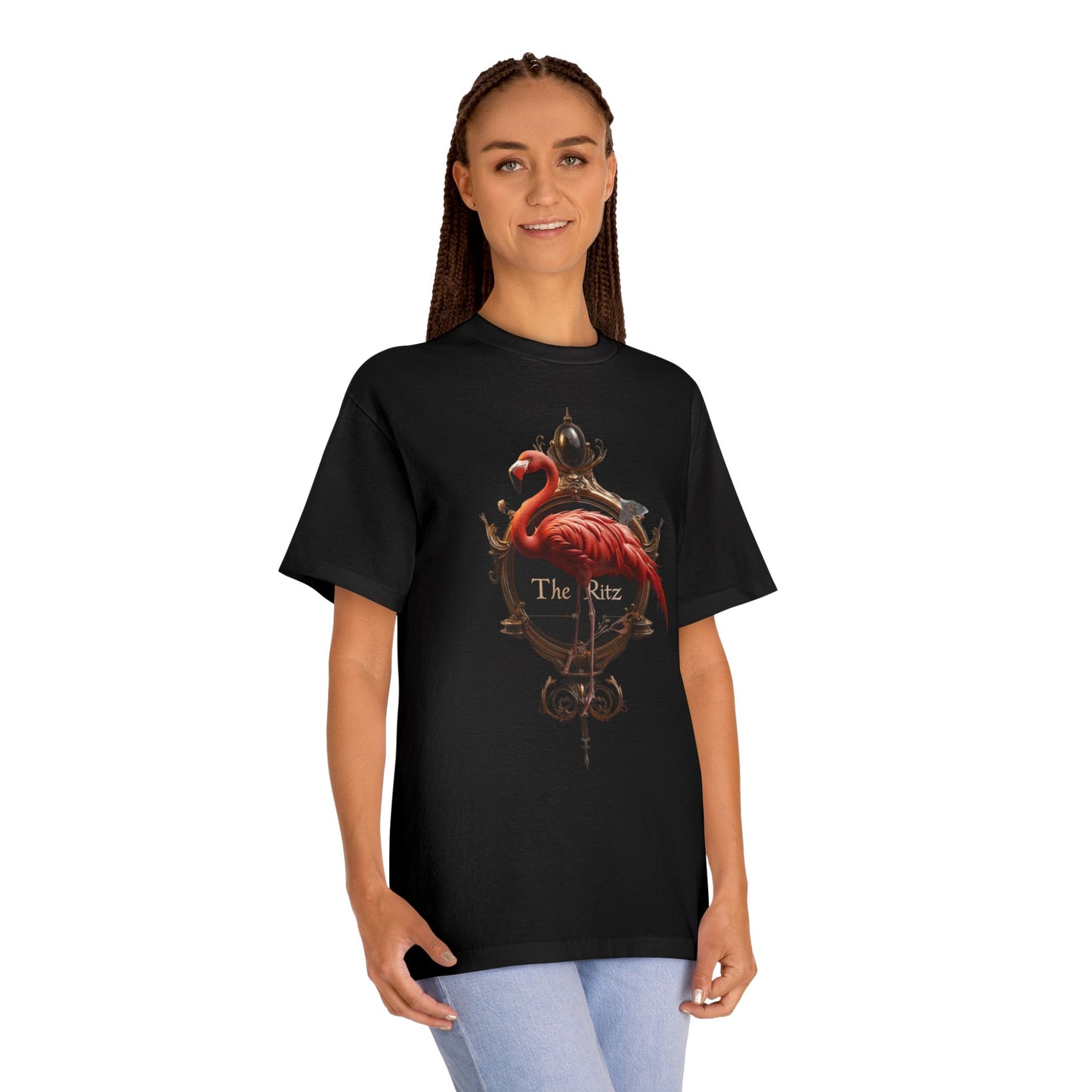 Neon Flamingo Clock – The Ritz Ornate Wall Art Tee