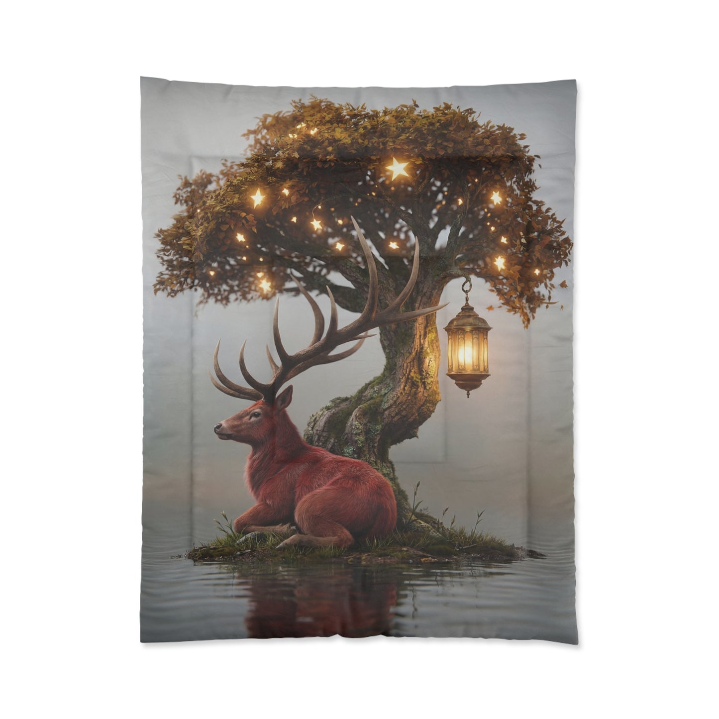 Starlit Stag Comforter – Whispering Forest Sanctuary