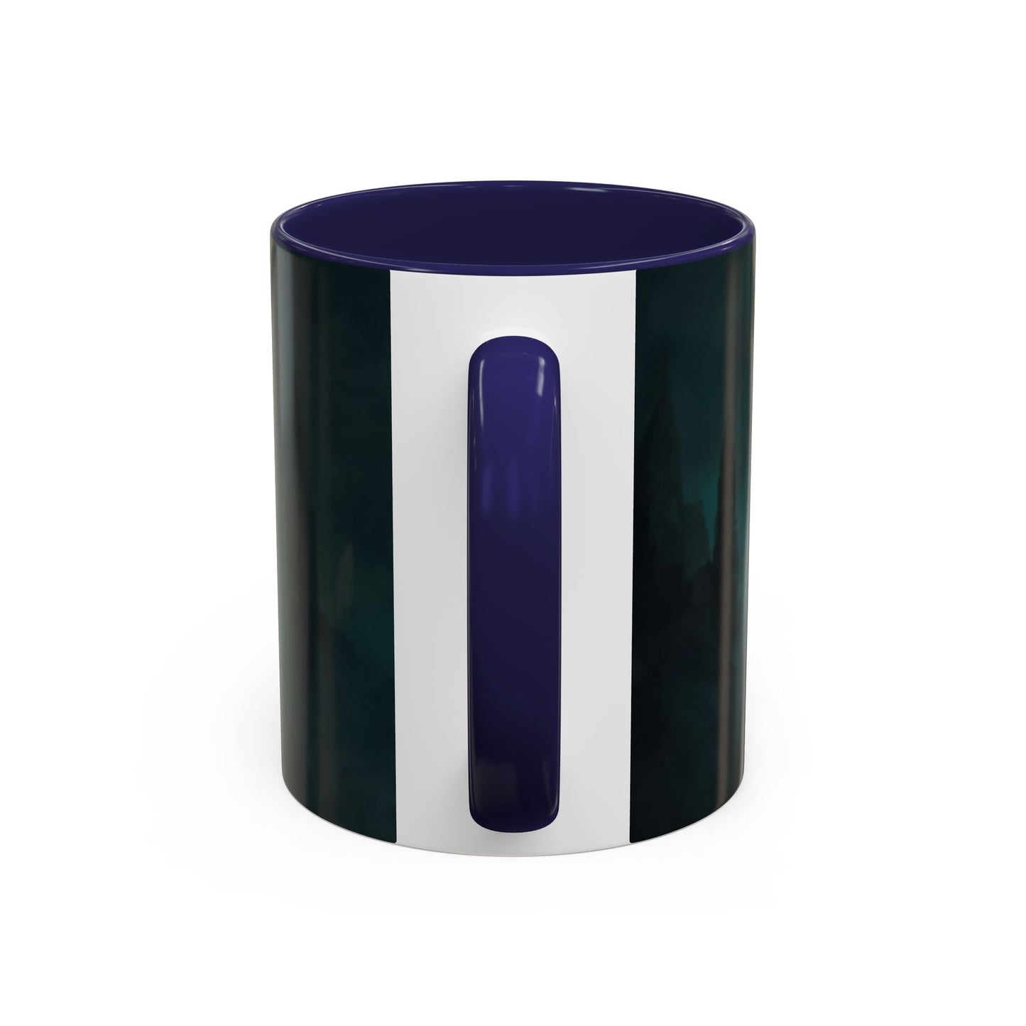 Dawn-Kissed Sentinel Accent Coffee Mug (11, 15oz) – Radiant Resolve in Shadowed Towers