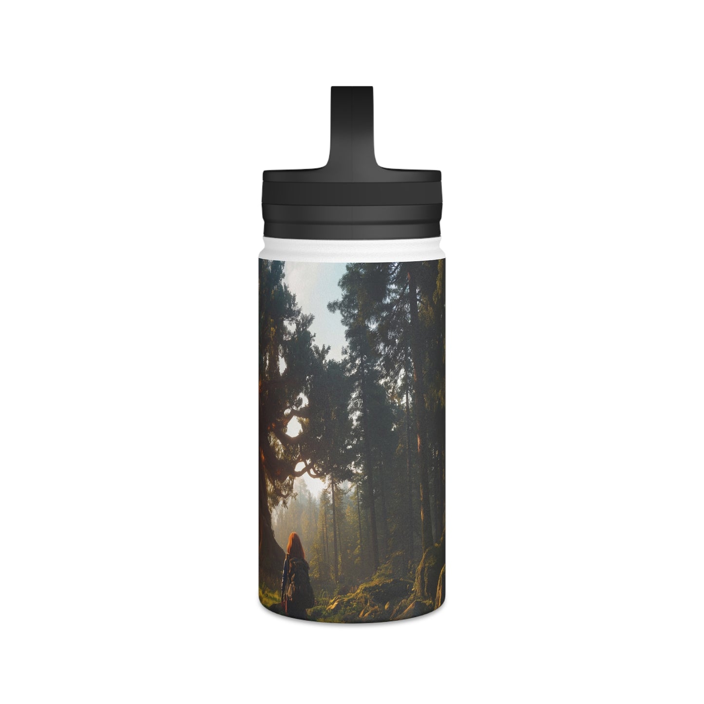 Ancient Treehouse Door Water Bottle – Whispering Grove Guardian