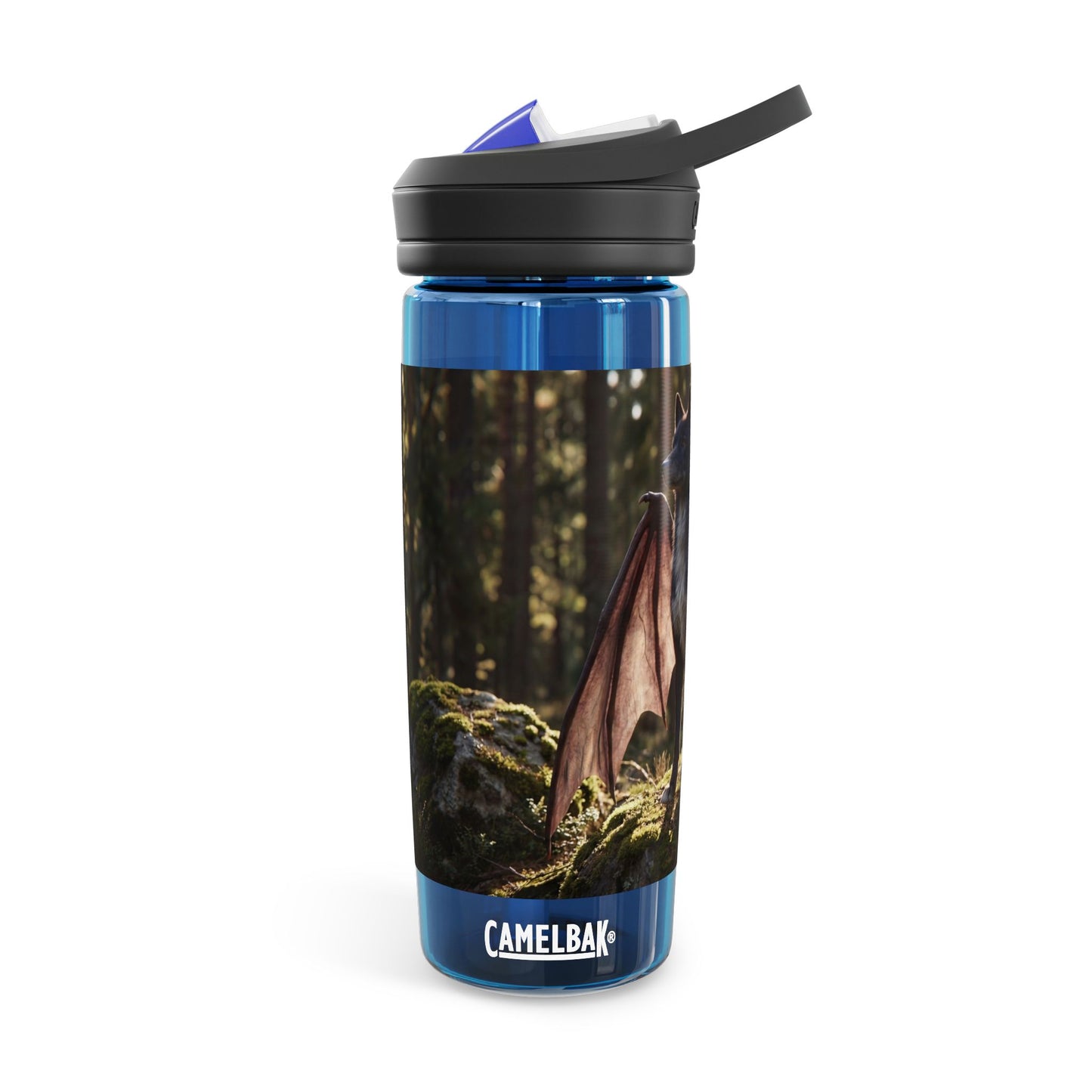 Forest Dragon Wolf CamelBak Eddy® Water Bottle, 20oz\25oz – Twilight Guardian of the Mossy Glade