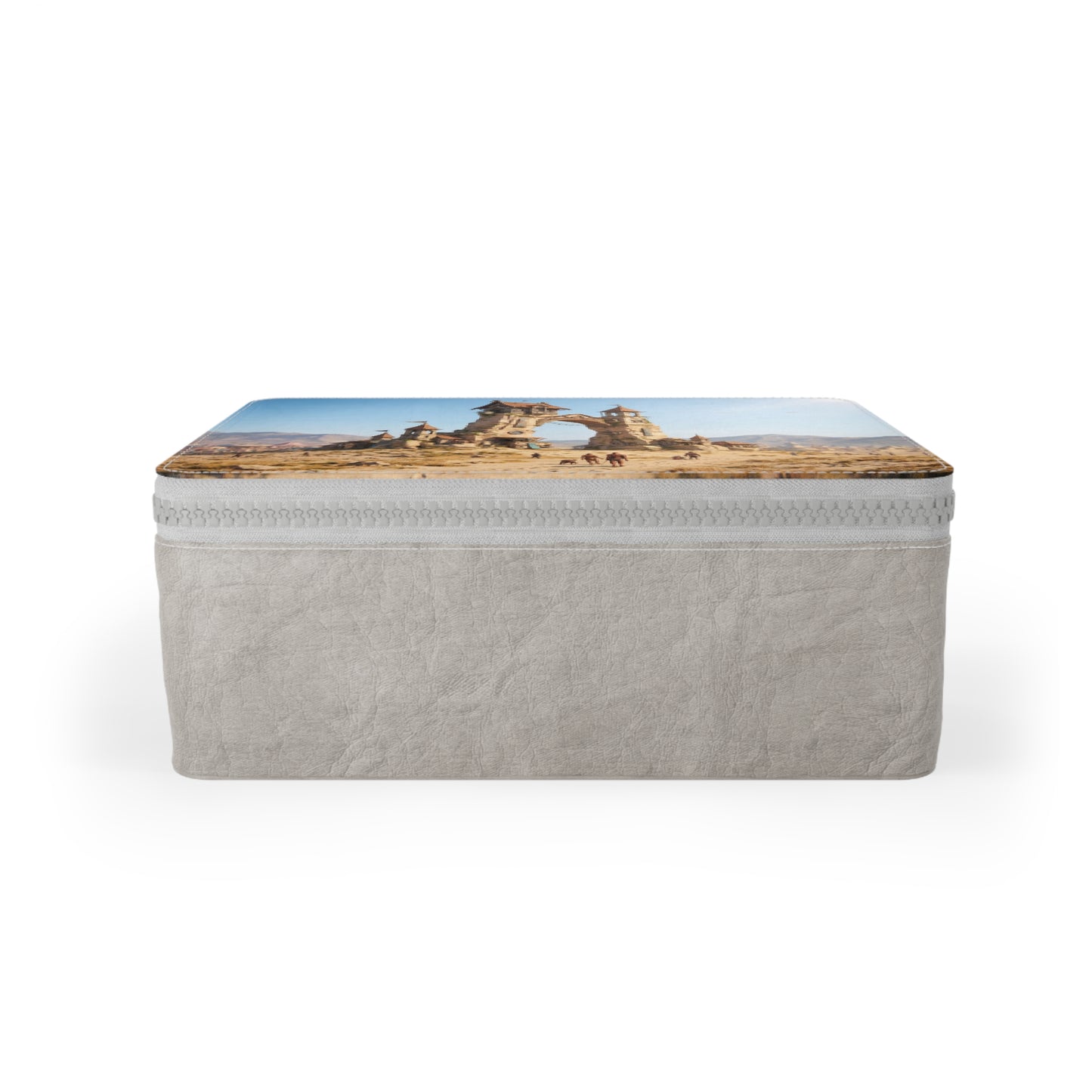 Sunstone Gate Paper Lunch Bag – Desert Sentinel Archway