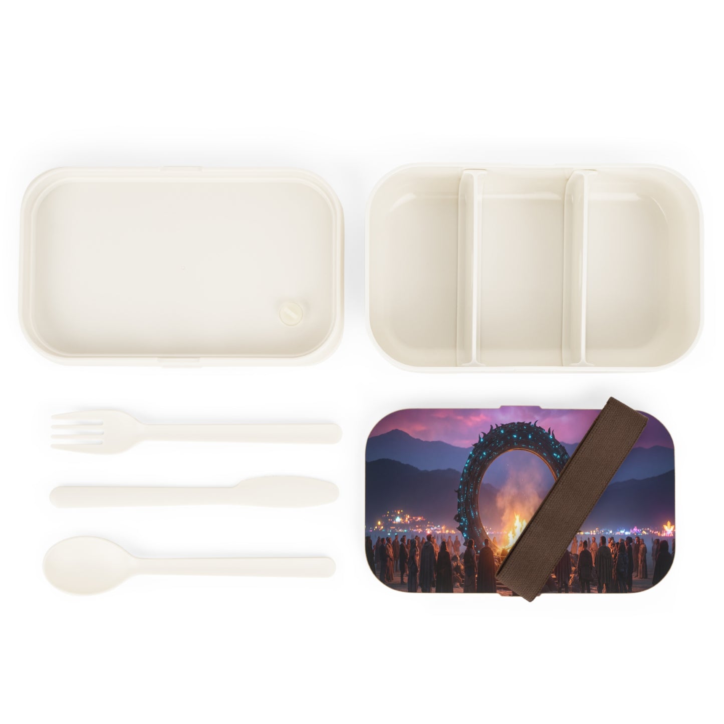 Celestial Gateway Bento Lunch Box – Twilight Ceremony Under the Ring