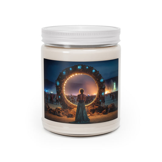 Portal Gate Scented Soy Candles with White Lid, 9oz – Threshold of Twilight Dreams
