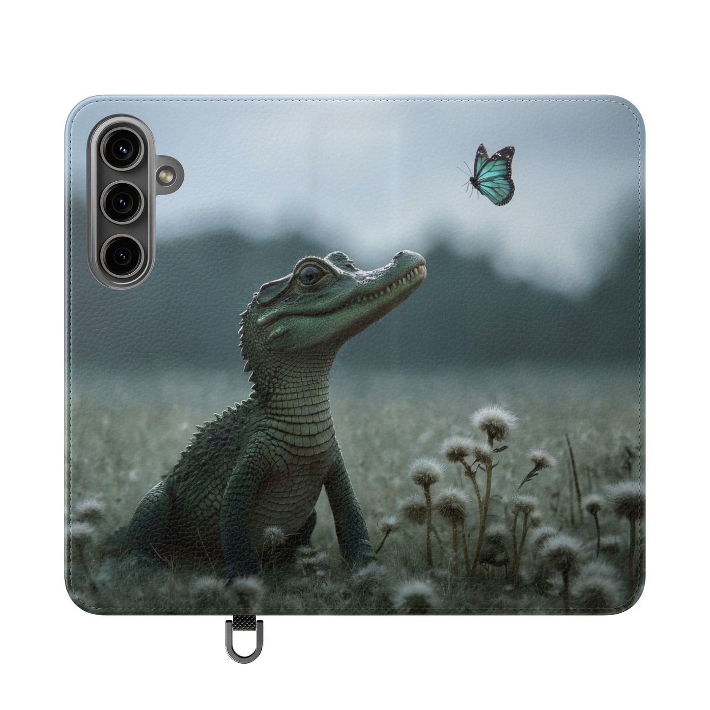 Gentle Croc & Butterfly Flip Cases – Tender Meadow Guardian Scene