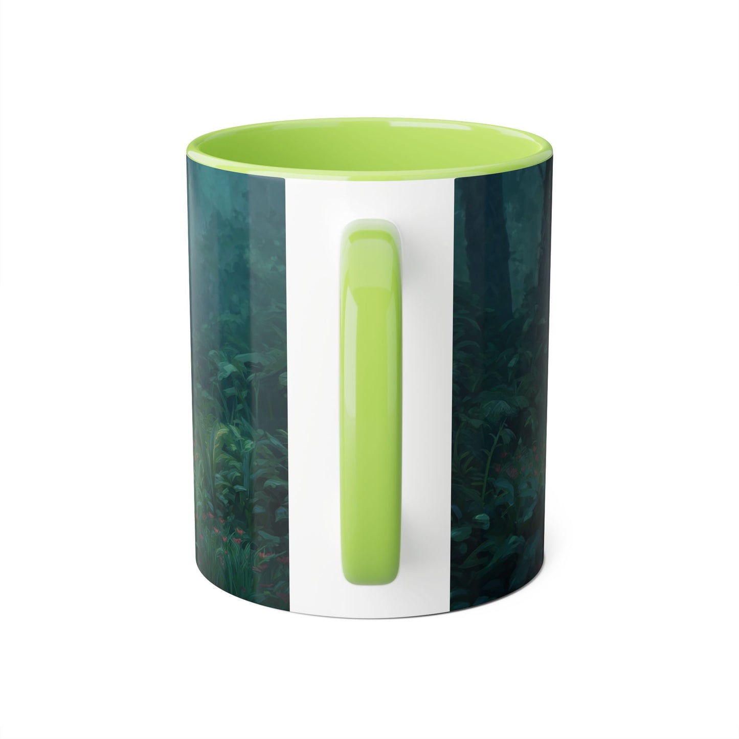 Forest Sentinel Accent Mugs, 11oz – Elven Guardian at Rest