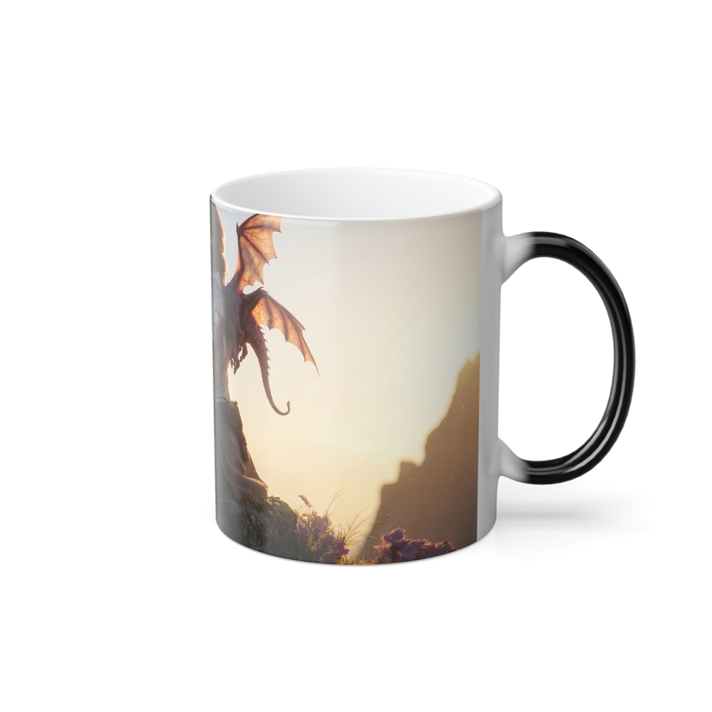 Winged Knight Color Morphing Mug, 11oz – Dawn Watcher & Dragon Companions