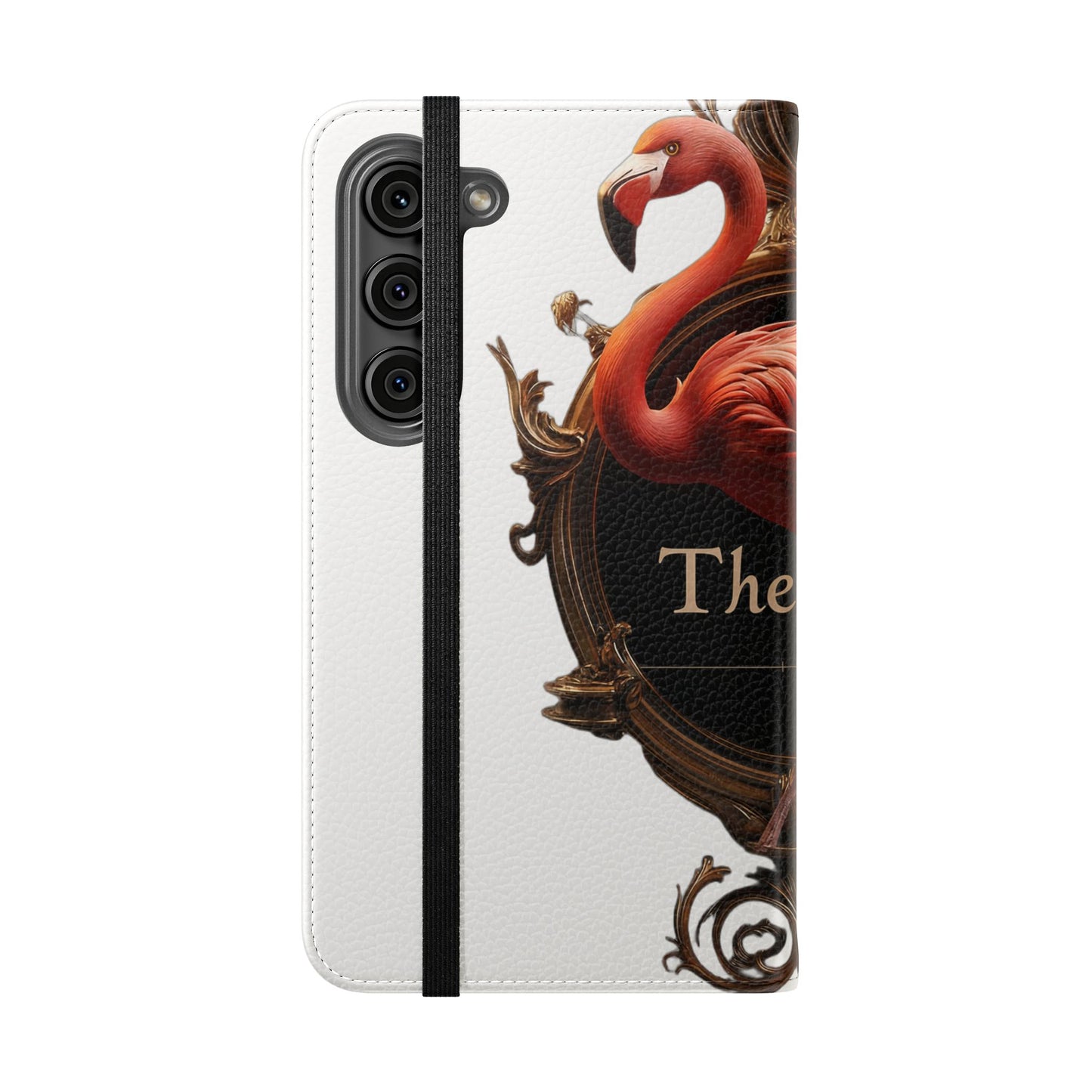 The Ritz Flamingo Flip Cases – Gilded Ornate Frame Art Design