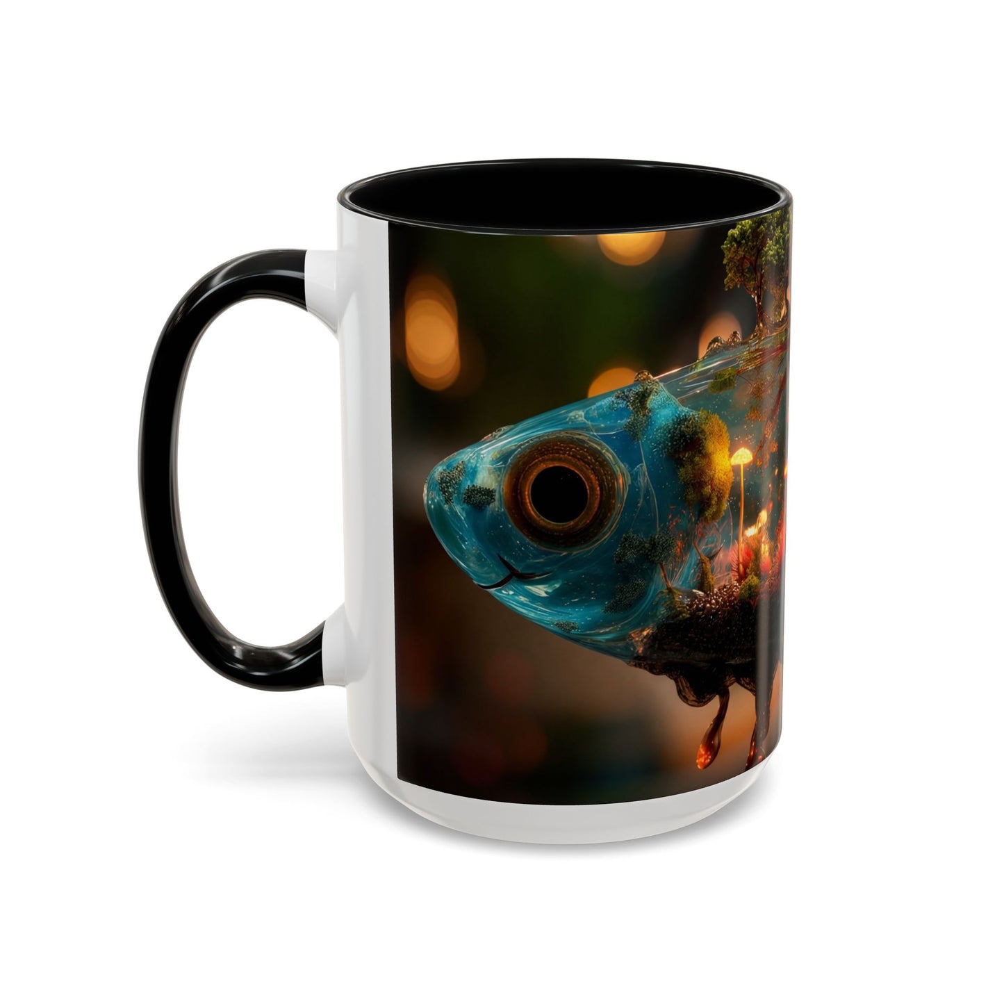 Forest Within Fish Accent Coffee Mug (11, 15oz) – Liquid Garden Dreamscape