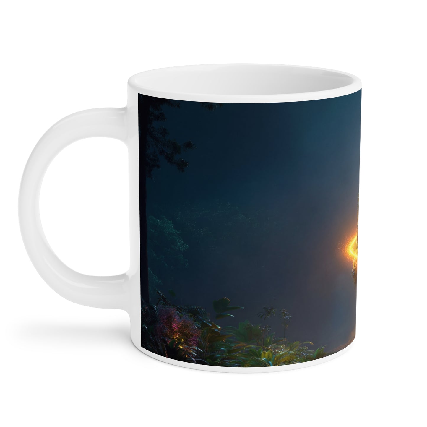 Luminous Floating Island Ceramic Mugs (11oz\15oz\20oz) – Celestial Vortex Dreamscape