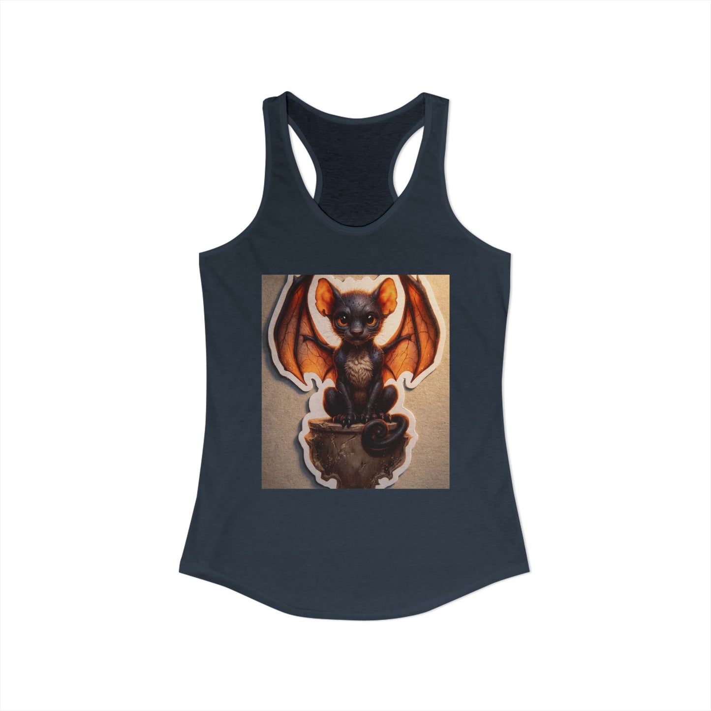 Glimmerwing Batcat Women's Ideal Racerback Tank – Amber Earlight Guardian