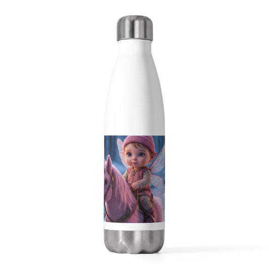 Winter Unicorn Rider 20oz Insulated Bottle – Snowdusted Fantasy Ride