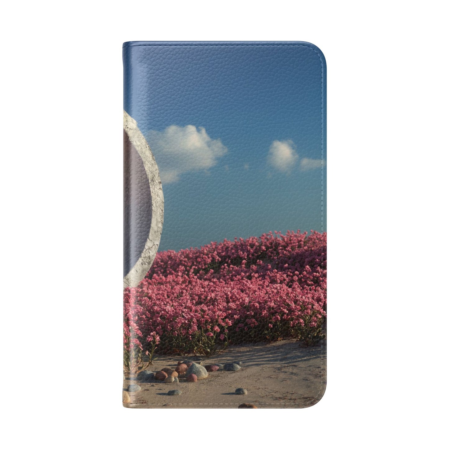 Stone Circle Flip Cases – Pink Flower Field Monument