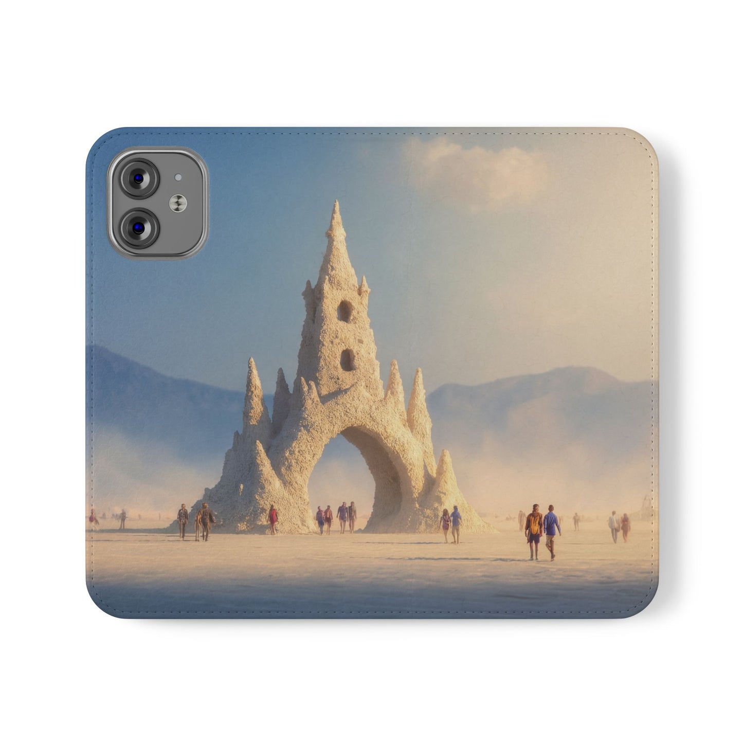 White Tower Flip Cases – Salt Desert Gateway Art