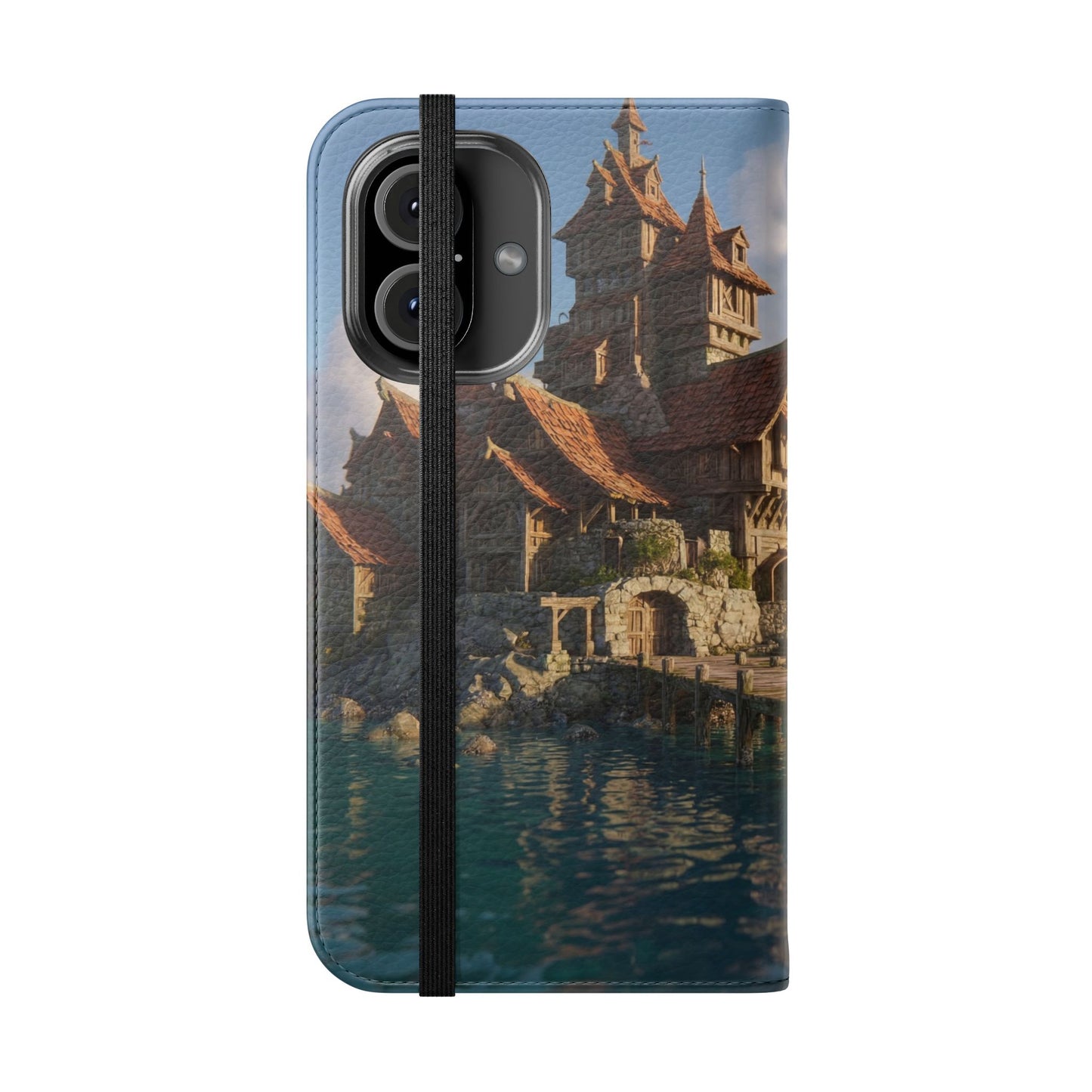 Cobblestone Harbor Flip Cases – Timber Town Seaside Walkway