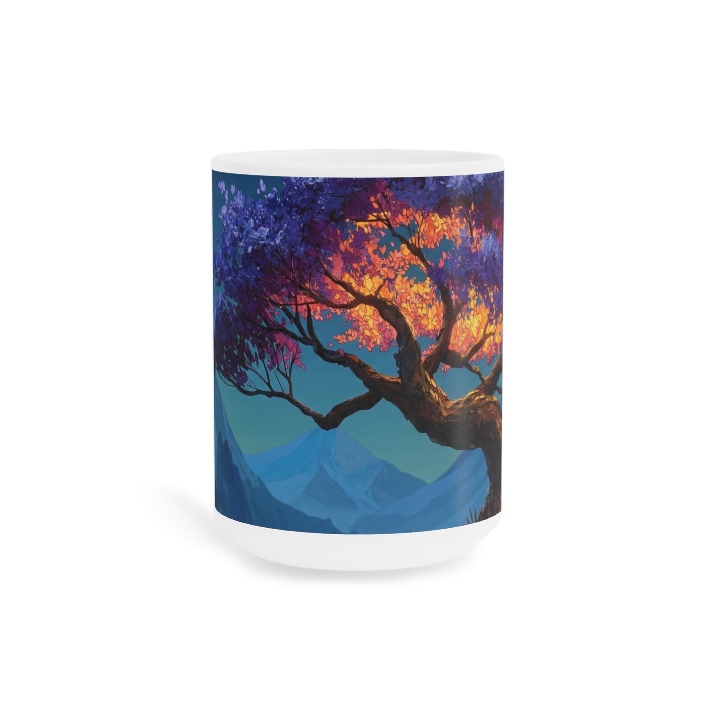 Starlit Whisper Tree Ceramic Mugs (11oz\15oz\20oz) – Twilight’s Velvet Crown