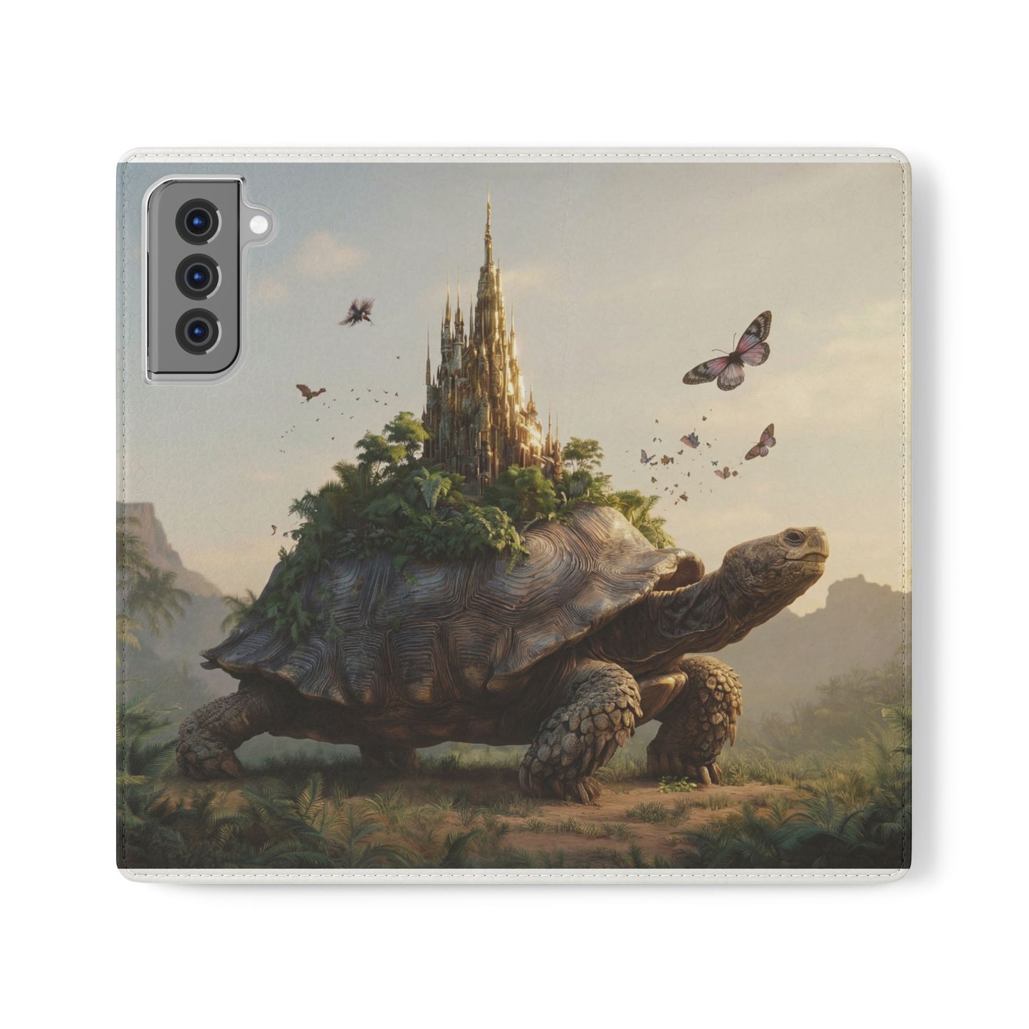 Castle Turtle Flip Cases – Golden Spire Jungle Guardian