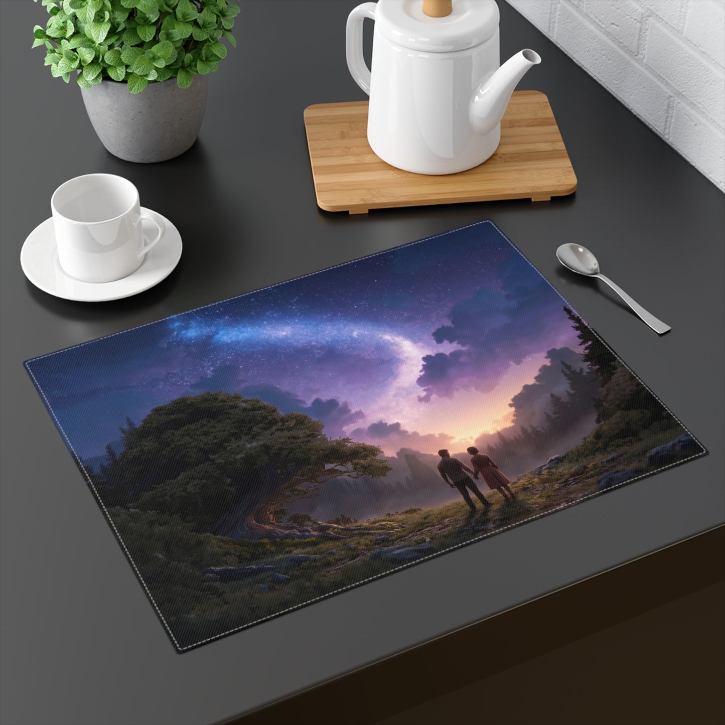 Starlit Couple Placemat – Whispering Sky & Ancient Tree