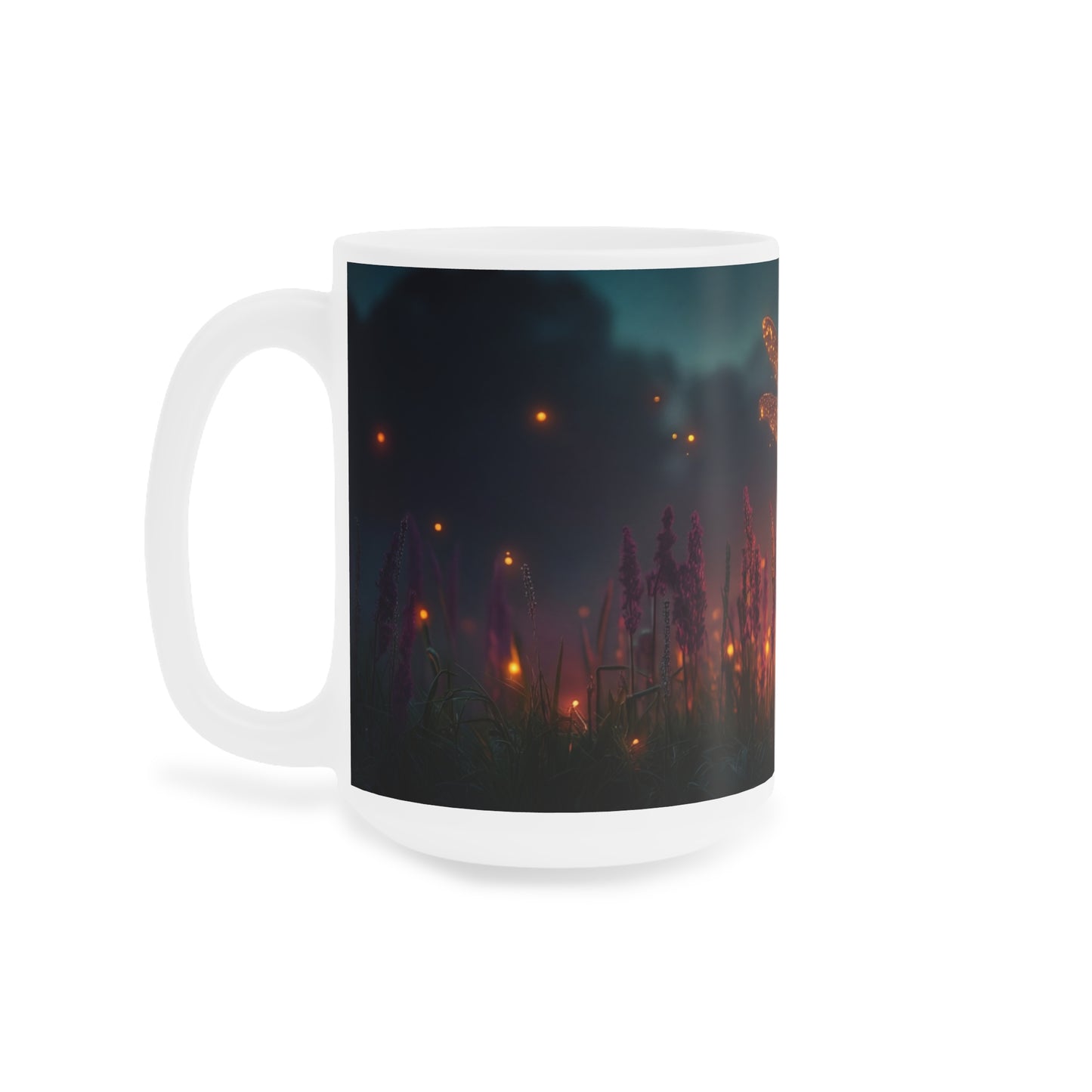 Luminescent Dragonfly Ceramic Mugs (11oz\15oz\20oz) – Twilight’s Sparkling Sentinel