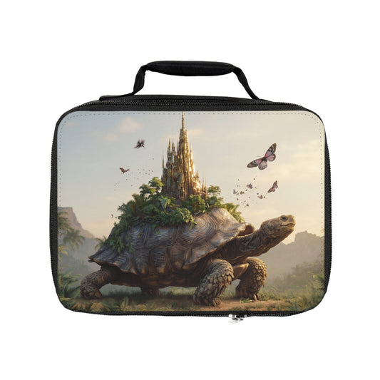 Castle on Turtle Back Lunch Bag – Whimsical Fantasy Garden Pathfinder