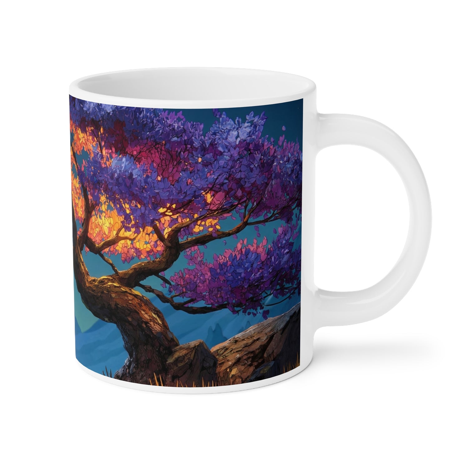 Starlit Whisper Tree Ceramic Mugs (11oz\15oz\20oz) – Twilight’s Velvet Crown