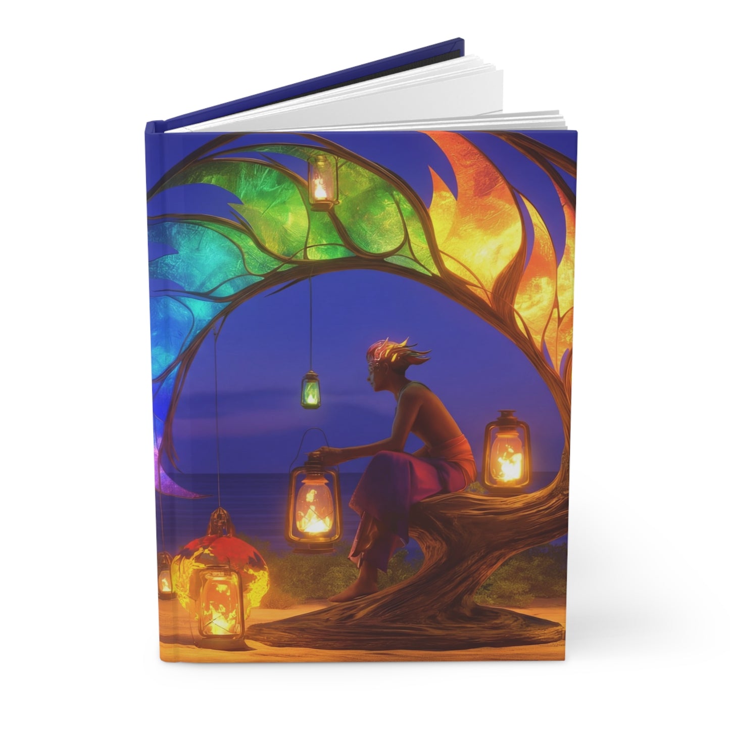 Rainbow Phoenix Lantern Journal – Twilight Sanctuary for the Dreamer