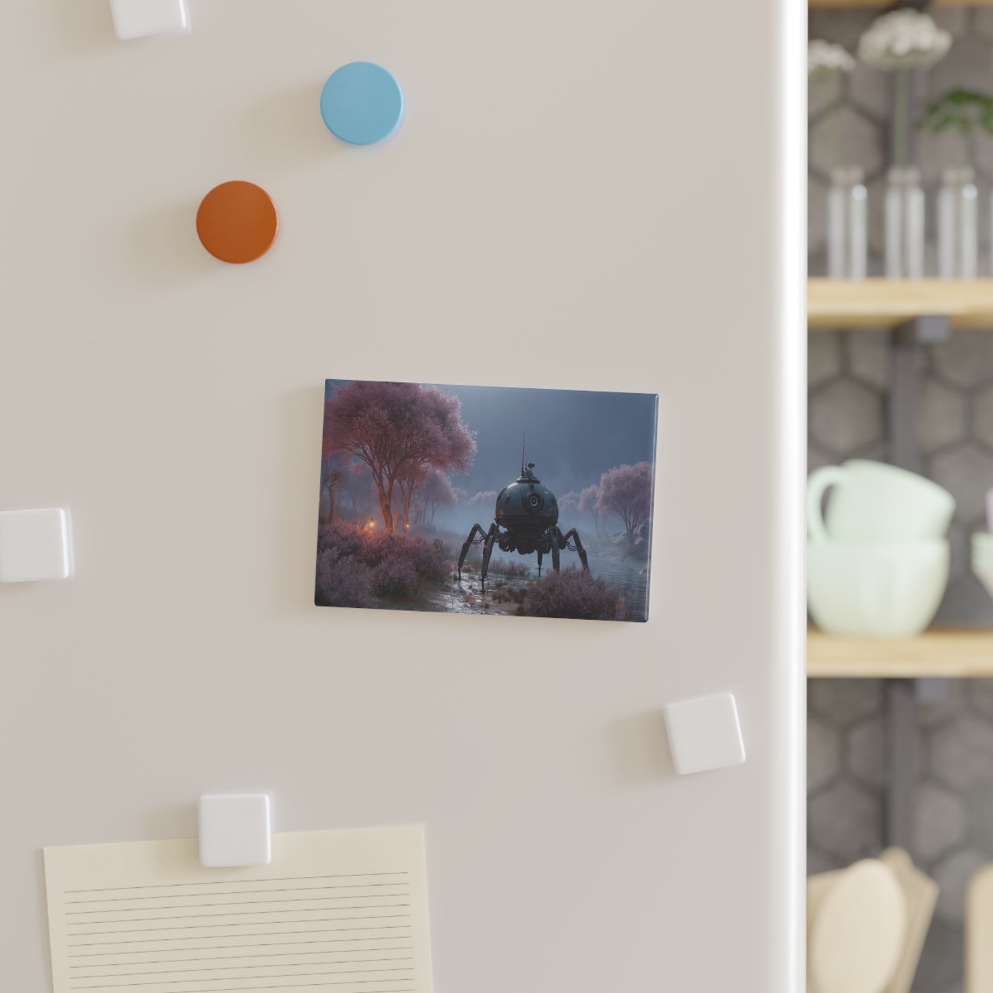 Sentient Probe Button Magnet, Rectangle (1 & 10 pcs) – Twilight Bloom Encounter