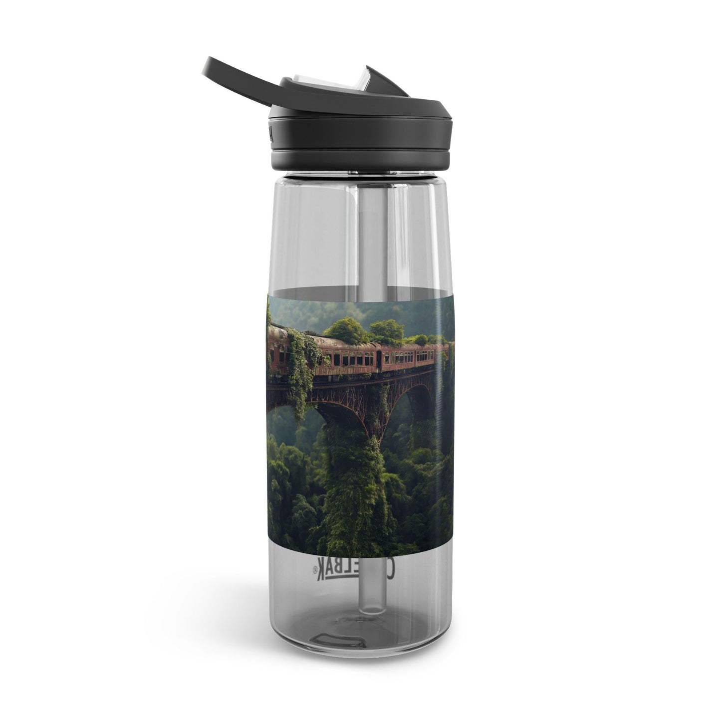 Overgrown Train Bridge CamelBak Eddy® Water Bottle, 20oz\25oz – Verdant Ruin Reverie