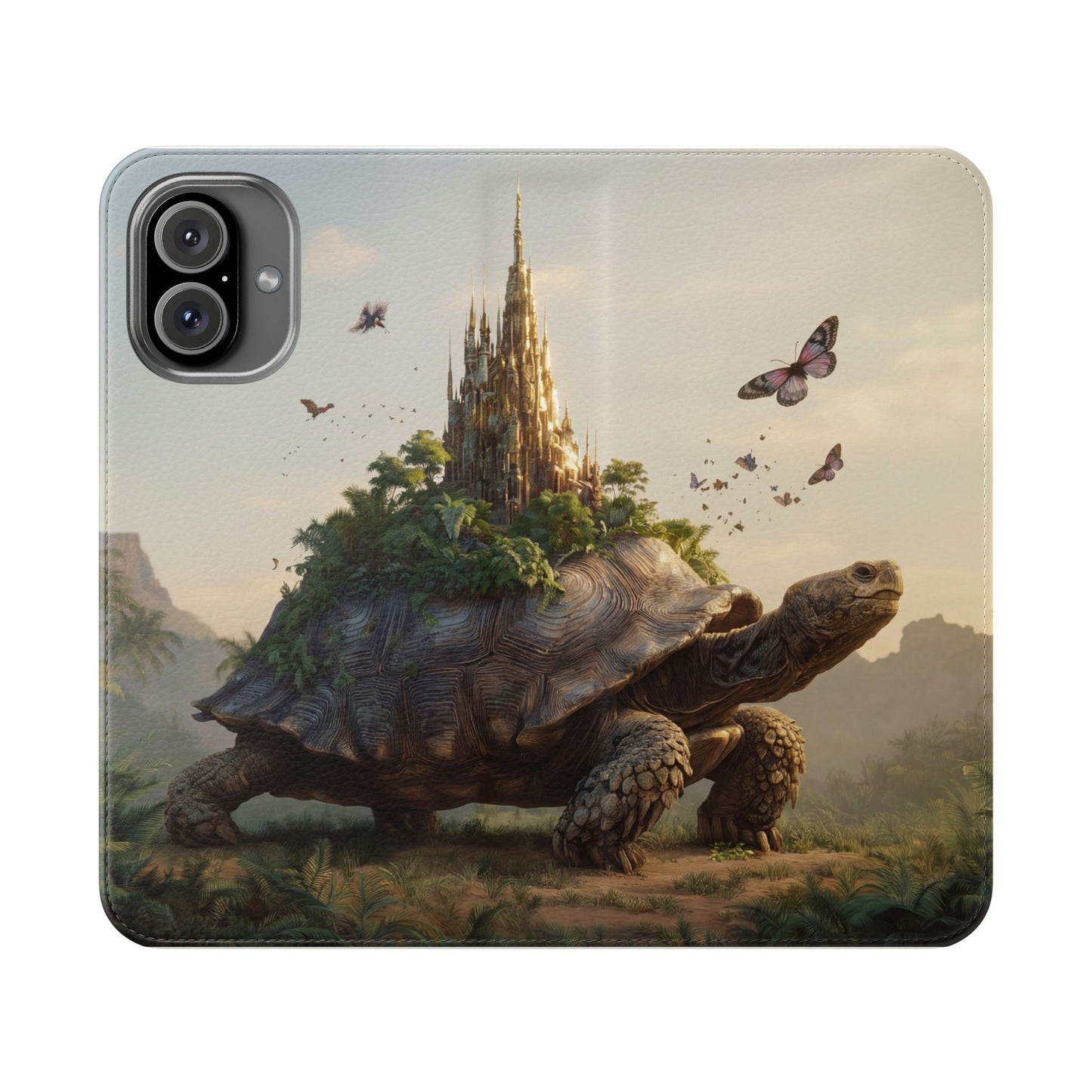 Castle Turtle Flip Cases – Golden Spire Jungle Guardian
