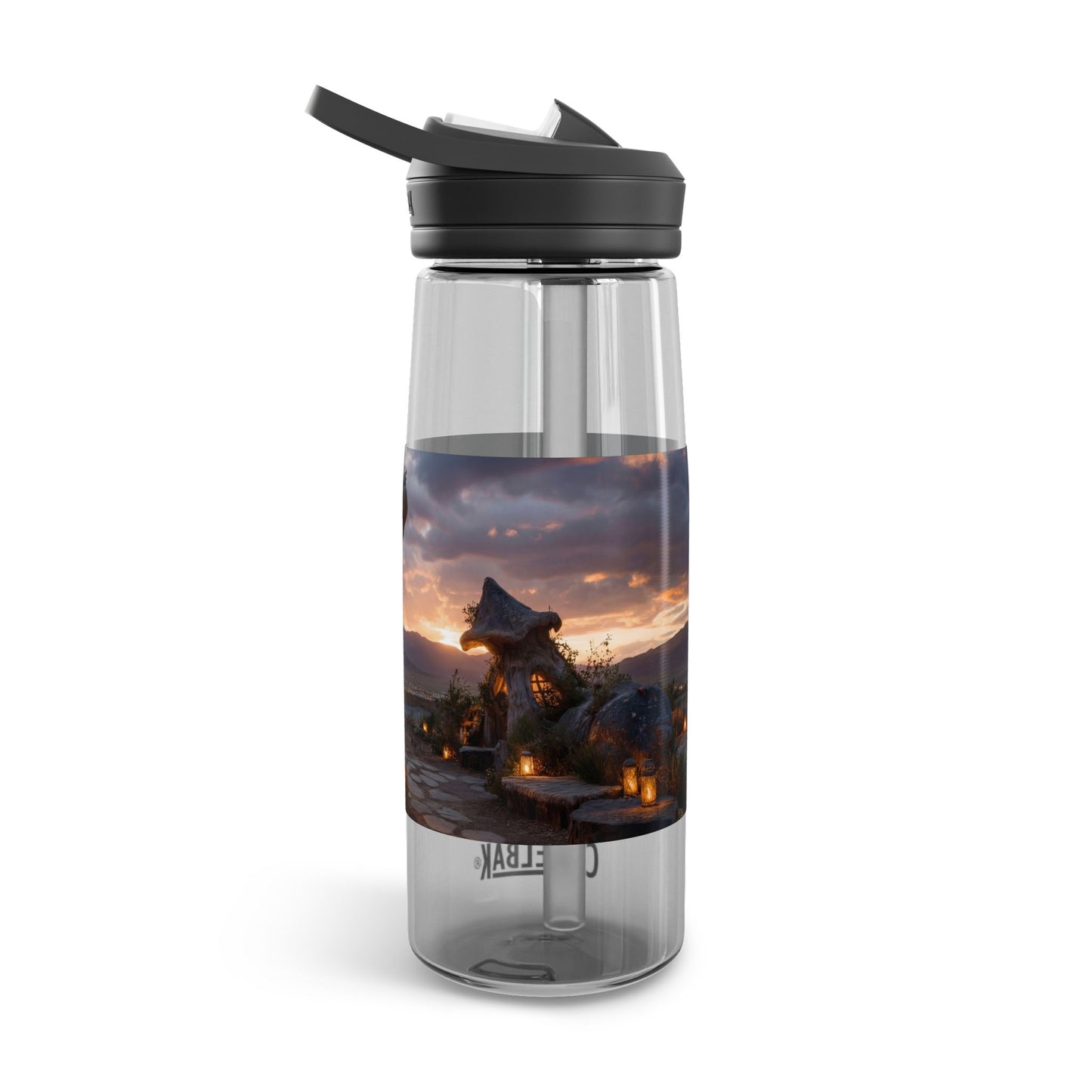 Twilight Mushroom Cottage CamelBak Eddy® Water Bottle, 20oz\25oz – Warm Light in the Wild