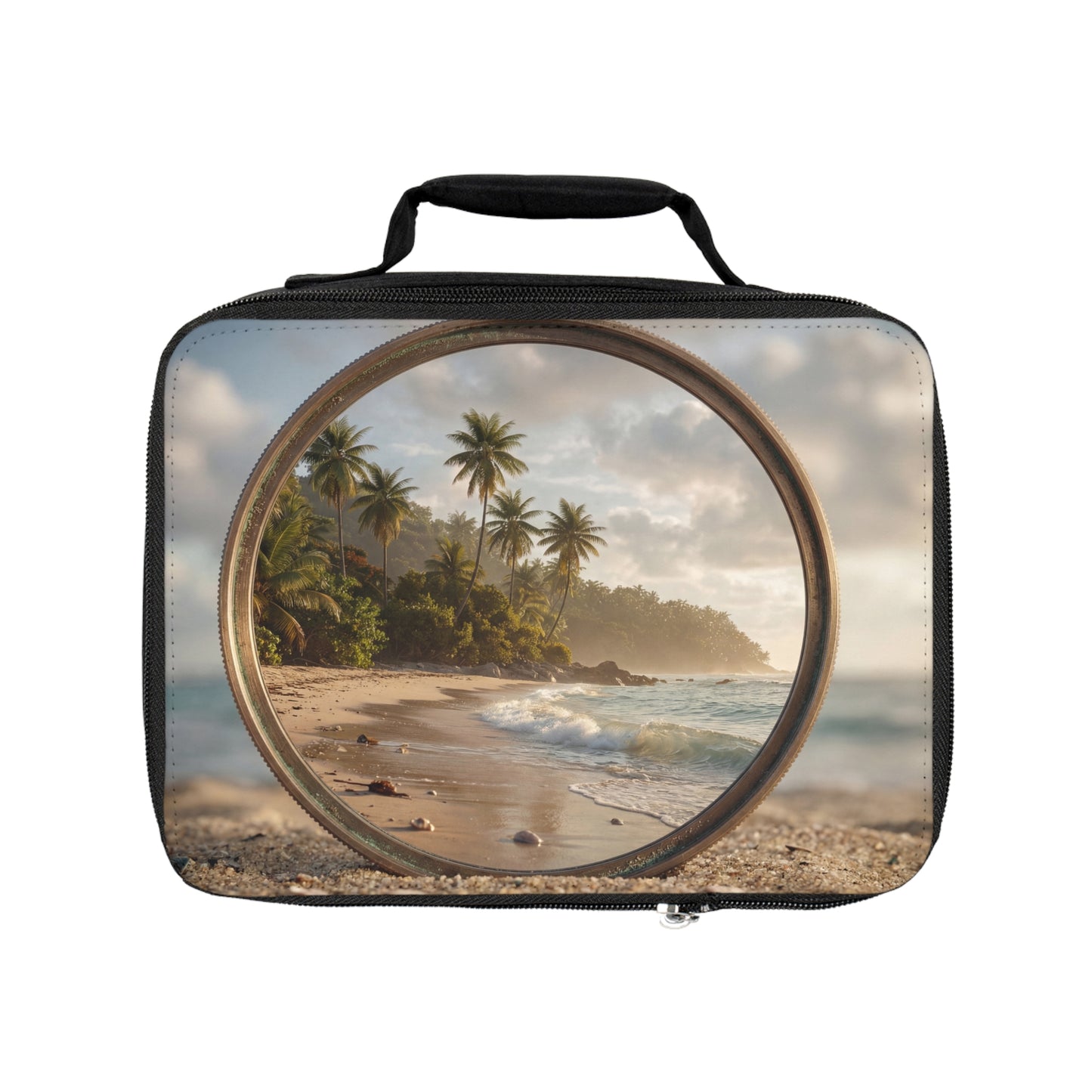 Seaside Lens Lunch Bag – Framed Paradise at Dawn