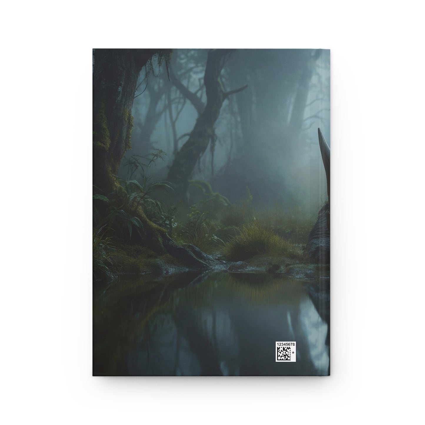 Misty Rhino Guardian Hardcover Journal Matte – Forest Reflections & Quiet Strength
