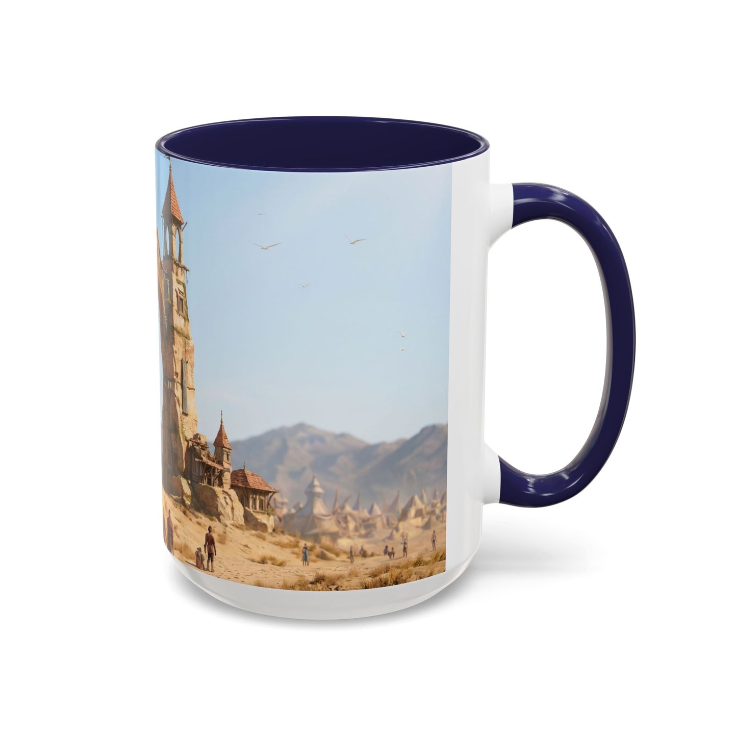 Desert Sentinel Archway Accent Coffee Mug (11, 15oz) – Sun-Scorched Cityscape